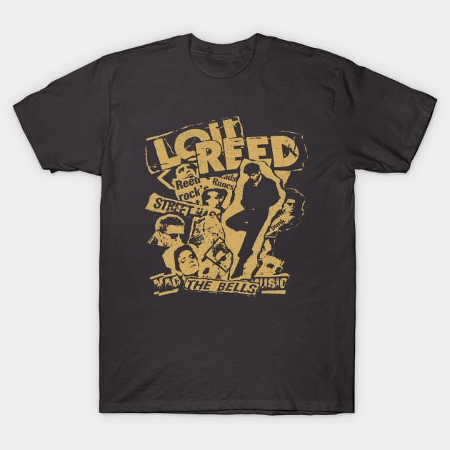 最適な材料 Lou Reed T-Shirt - Reed Lou - Design Punksthetic Vintage ミュージシャン